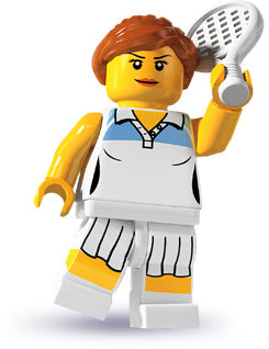 S3 Tennis Player - Series 3 Minifigure (col046)