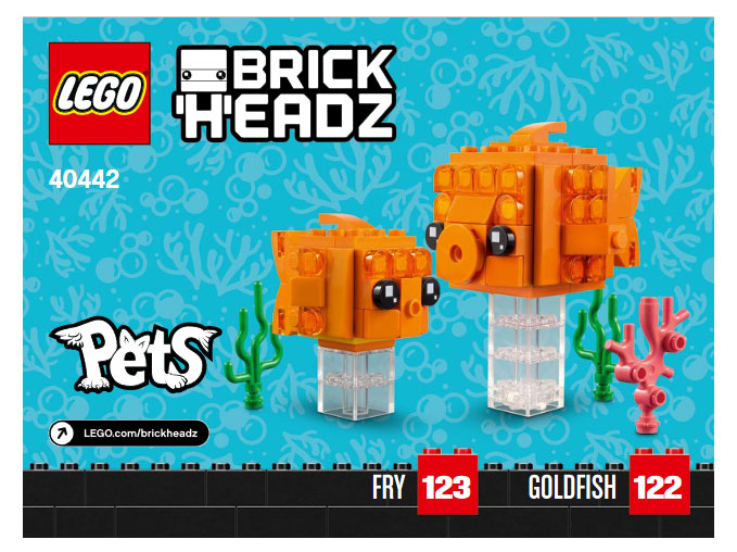 40442 Goldfish (Used) LEGO BrickHeadz