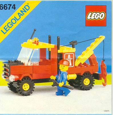6674 Crane Truck (Certified) LEGO Town