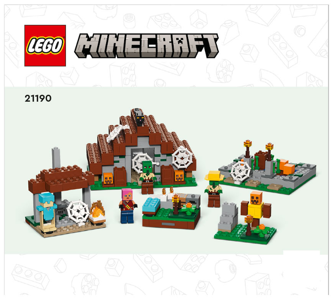 21190 The Abandoned Village (Used) LEGO Minecraft