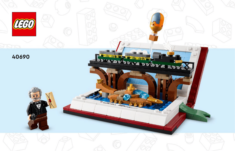 40690 Tribute to Jules Verne's Books (Certified) LEGO Promotional