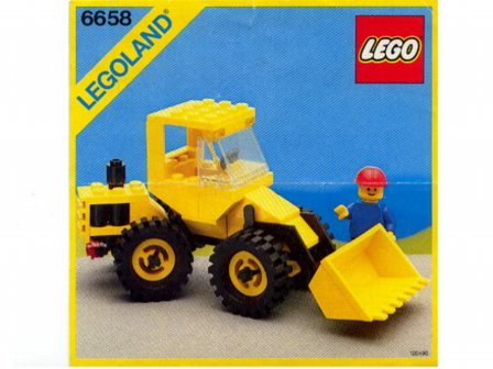 6658 Bulldozer (Used) LEGO Town