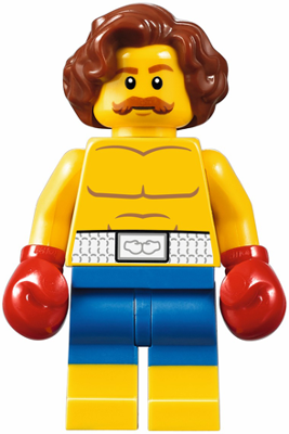 Boxer, Wavy Reddish Brown Hair (twn309)