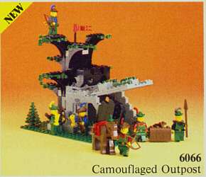 6066 Camouflaged Outpost (Retired) LEGO Castle