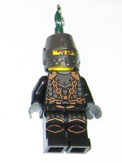 Kingdoms - Dragon Knight Scale Mail with Chains, Helmet Closed, Bared Teeth (cas453)