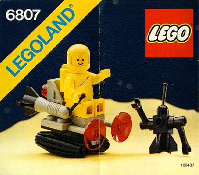 6807 Space Sledge with Astronaut and Robot (Used) LEGO Space