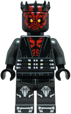 Darth Maul - Printed Legs with Silver Armor, Eyes without Black Pupils (sw1415)