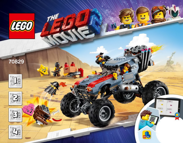70829 Emmet and Lucy's Escape Buggy! (Used) LEGO The LEGO Movie 2