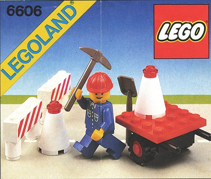 6606 Road Repair Set (Used) LEGO Town