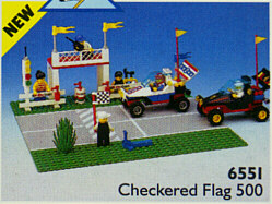 6551 Checkered Flag 500 (Retired) LEGO Town