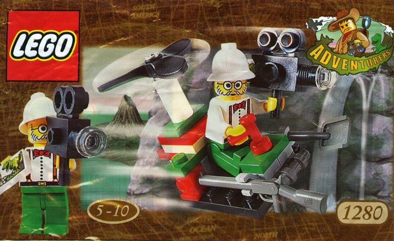 1280 Dr. Kilroy's Microcopter (Used) LEGO Adventurers