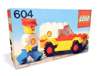 604 Shell Service Car (Retired) LEGO Town