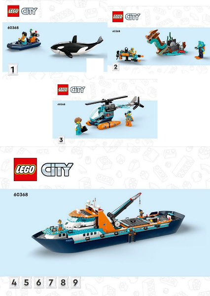60368 Arctic Explorer Ship (Used) LEGO City