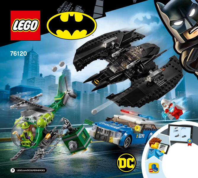 76120 Batwing and The Riddler Heist (Used) LEGO Super Heroes