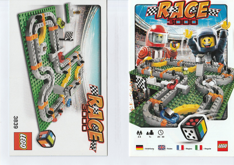 3839 Race 3000 (Certified) LEGO Games