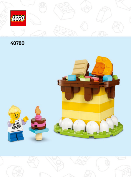 40780 Birthday Cake (Certified) LEGO Seasonal