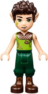 Farran Leafshade - Dark Green Trousers, High Boots (elf035)