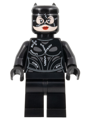 Catwoman - Black Stitched Suit and Mask (sh0885)