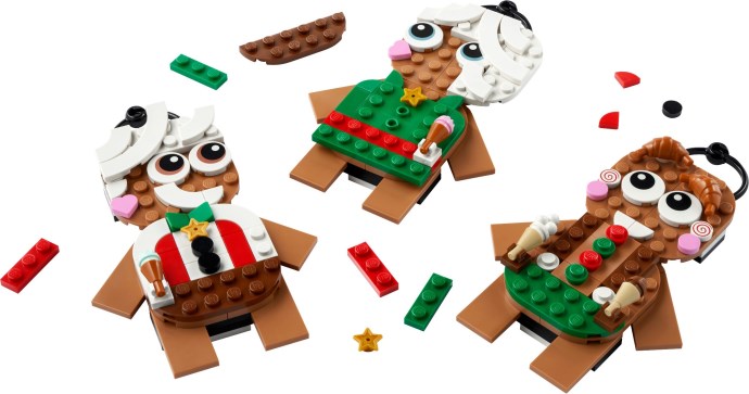 40642 Gingerbread Ornaments (Retired) LEGO Seasonal