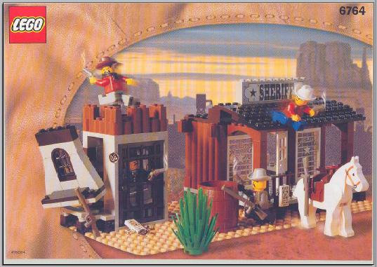 6764 Sheriff's Lock-Up (Used) LEGO Western