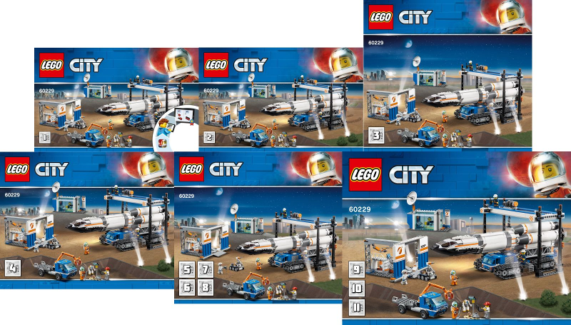 60229 Rocket Assembly & Transport (Used) LEGO City