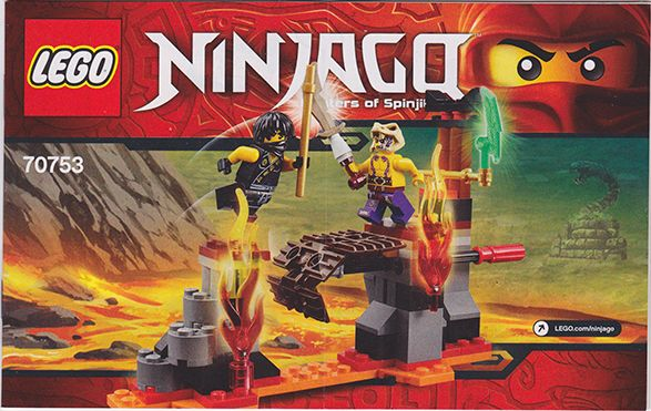 70753 Lava Falls (Certified) LEGO Ninjago