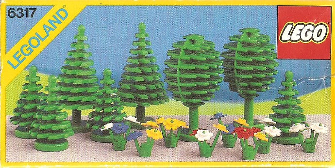6317 Trees and Flowers (Used) LEGO Town