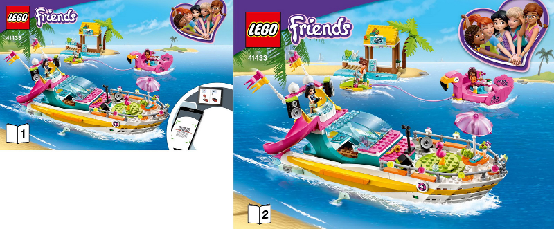 41433 Party Boat (Certified) LEGO Friends