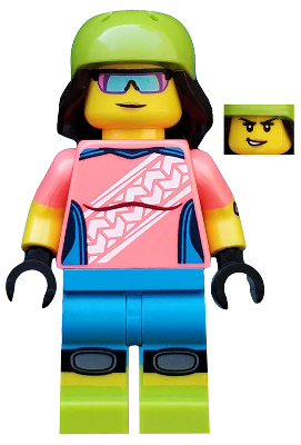 Mountain Biker (Minifigure Only) (col357)