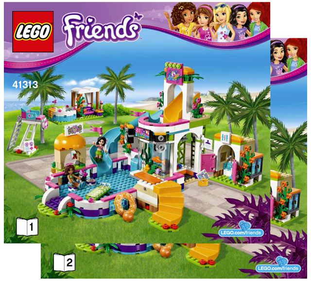 41313 Heartlake Summer Pool (Used) LEGO Friends