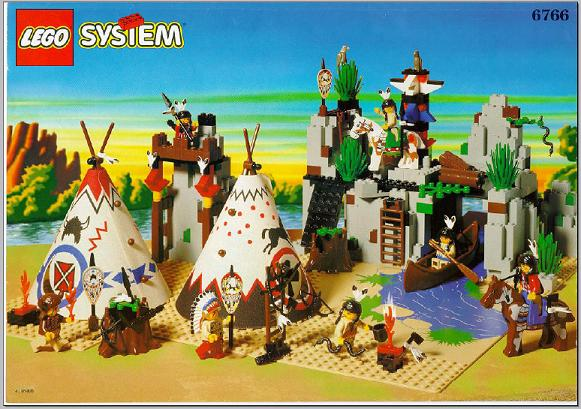 6766 Rapid River Village (Used) LEGO Western