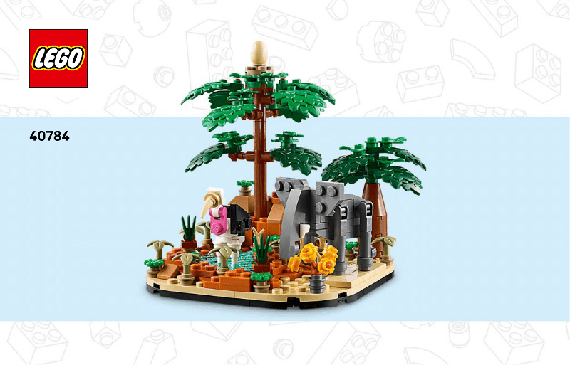 40784 African Savanna Diorama (Certified) LEGO Promotional