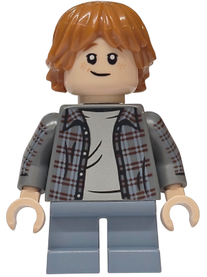 Ron Weasley - Plaid Shirt, Printed Arms, Sand Blue Short Legs (hp612)