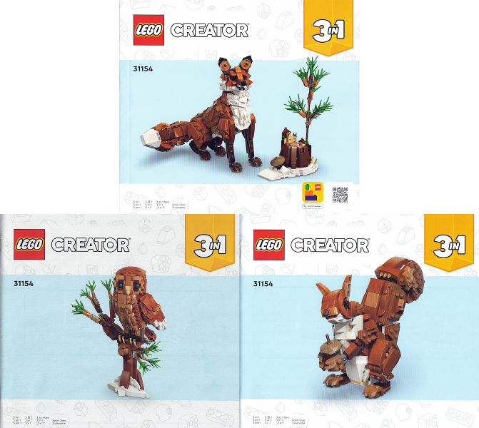 31154 Forest Animals: Red Fox (Certified) LEGO Creator