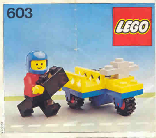 603 Motorbike (Used) LEGO Town