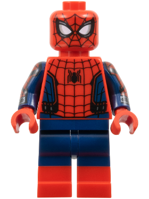 Spider-Man - Printed Dark Blue Arms, Red Boots (sh1020)