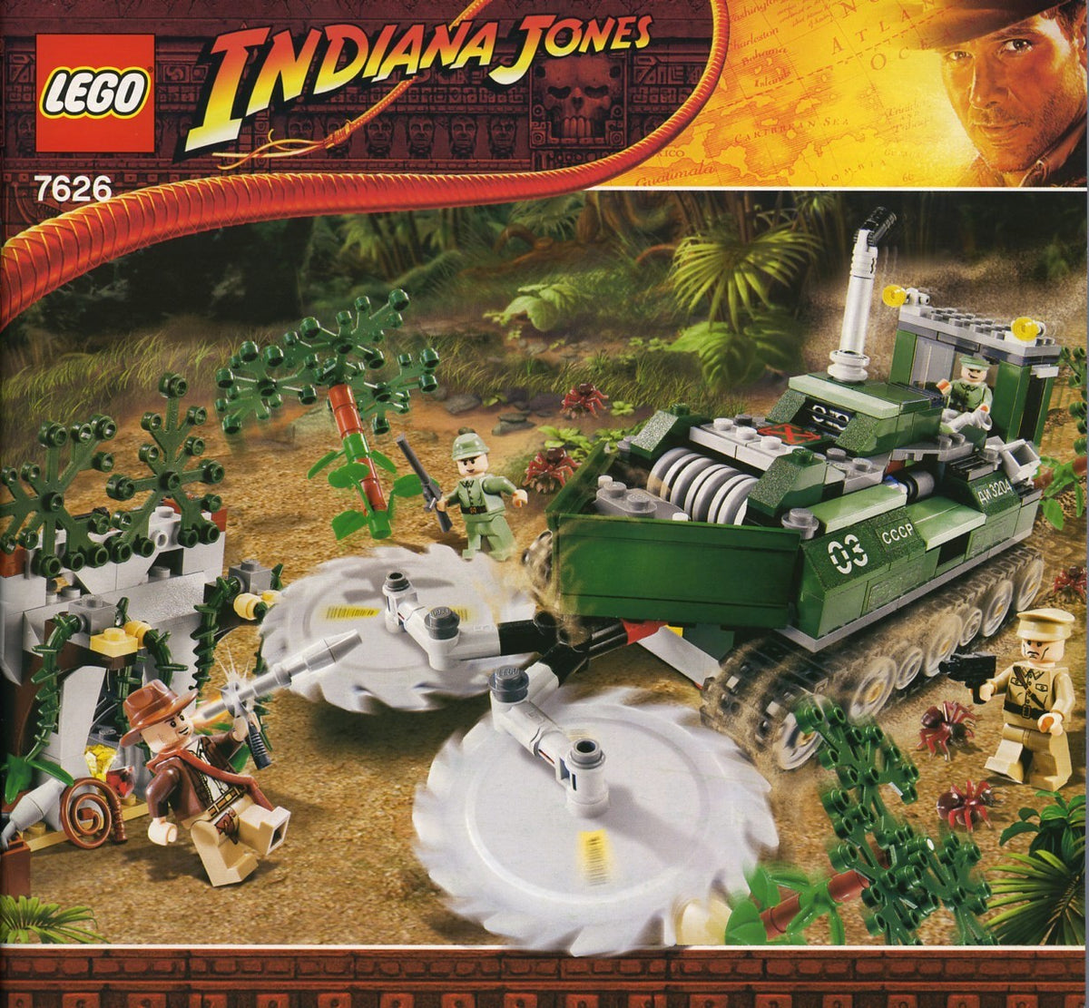 7626 Jungle Cutter (Used) LEGO Indiana Jones