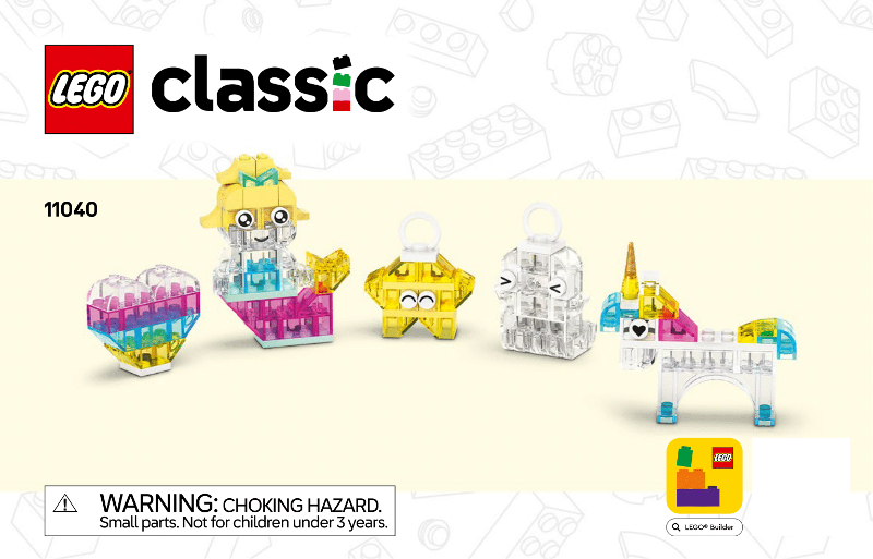 11040 Magical Transparent Box (Certified) LEGO Classic