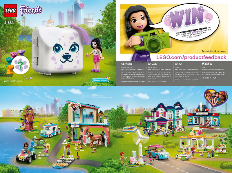 41663 Emma's Dalmatian Cube (Certified) LEGO Friends