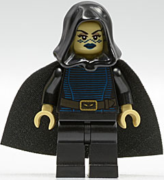 Barriss Offee - Black Cape, Hood and Legs (sw0269)