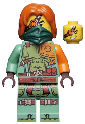 Ronin - Legacy, Dark Green Bandana (njo0657)