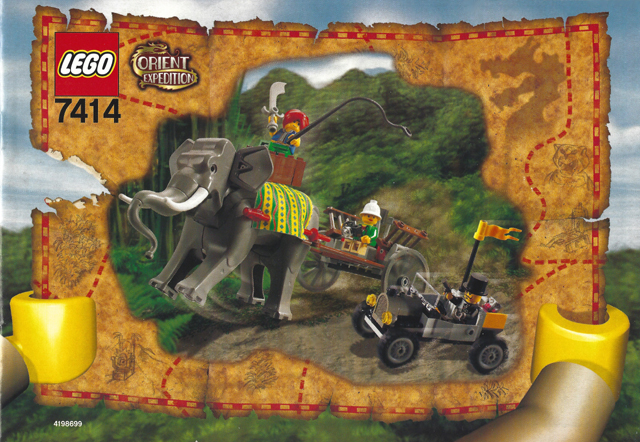 7414 Elephant Caravan (Used) LEGO Adventurers
