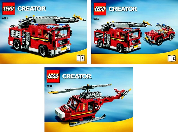 6752 Fire Rescue (Certified) LEGO Creator