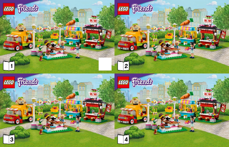 41701 Street Food Market (Certified) LEGO Friends