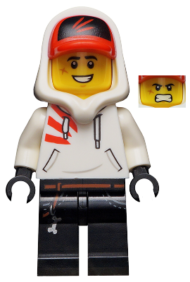 Jack Davids - White Hoodie with Cap and Hood (hs050)