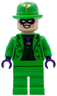 The Riddler - Bright Green Outfit and Bowler Hat (sh1081)