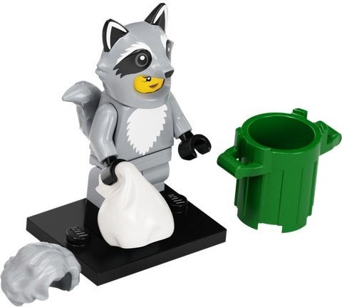 Raccoon Costume Fan - Series 22 Collectible Minifigure (col22-10)