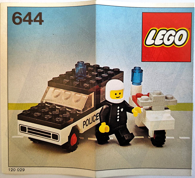 644 Police Mobile Patrol (Certified) LEGO Town