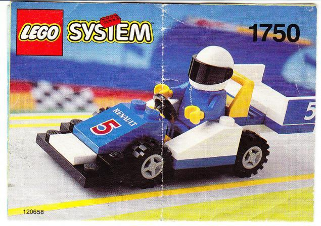 1750 Renault Race Car (Used) LEGO Town