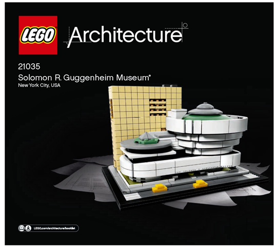 21035 Solomon R. Guggenheim Museum (Certified) LEGO Architecture